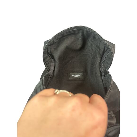 Kate Spade Black Nylon Mini Backpack Bag Utility
Chic Y2K Style - Picture 4 of 6